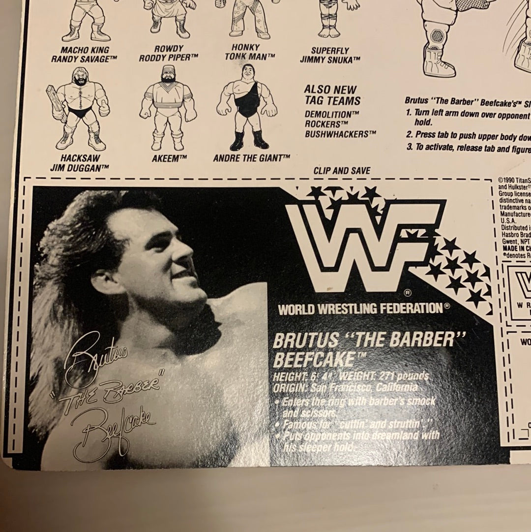 Brutus The Barber Beefcake Series 1 WWF Hasbro