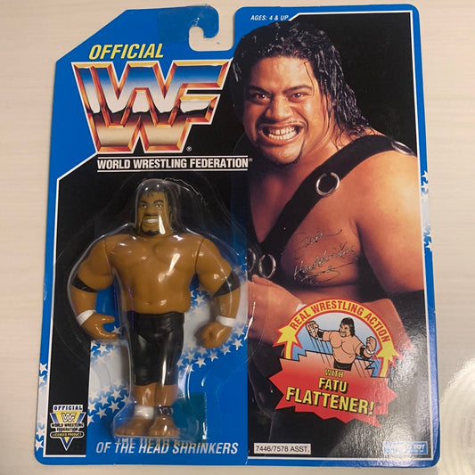 Fatu the Headshrinker Series 10 WWF Hasbro