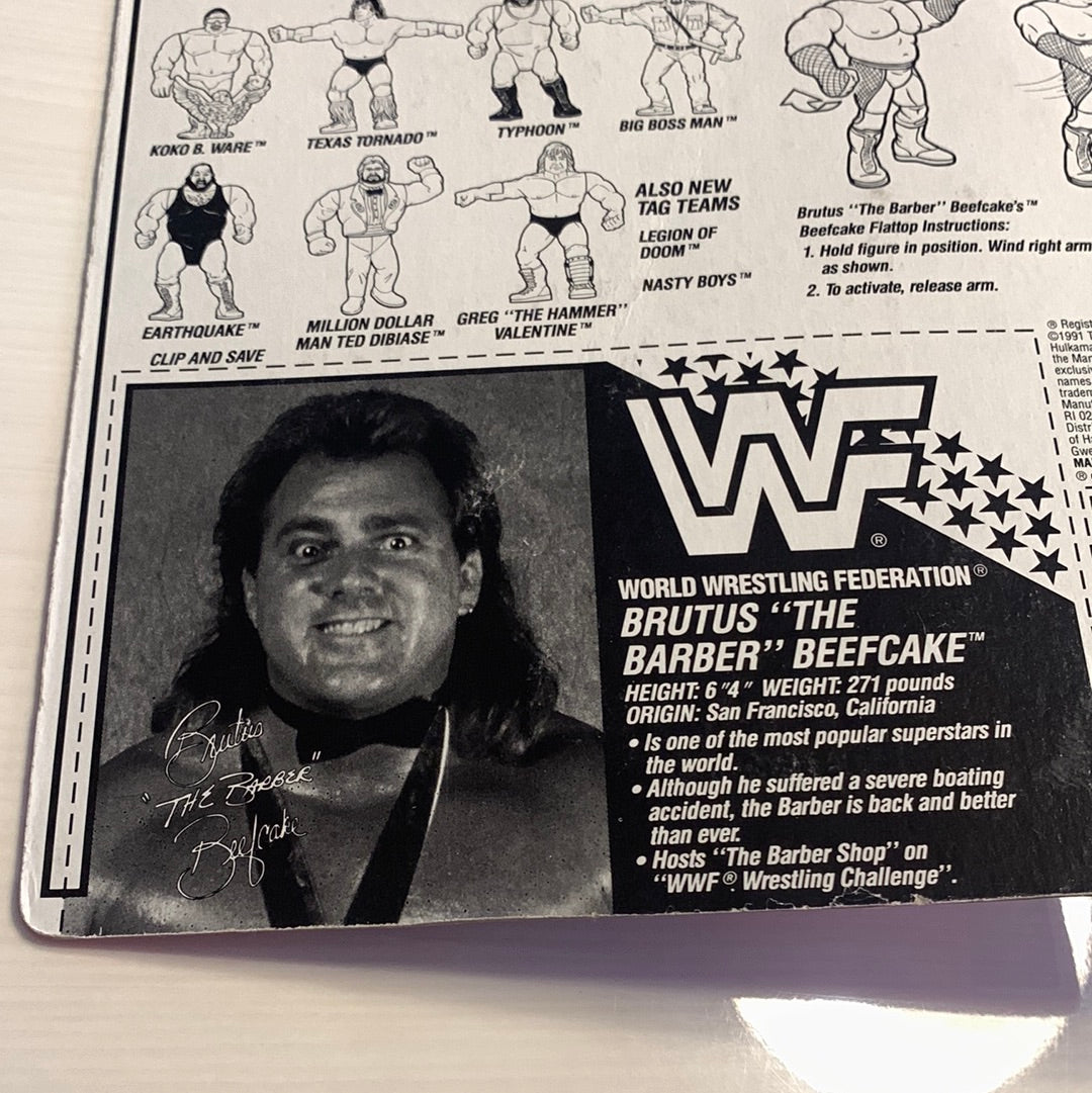 Brutus The Barber Beefcake Series 3 WWF Hasbro