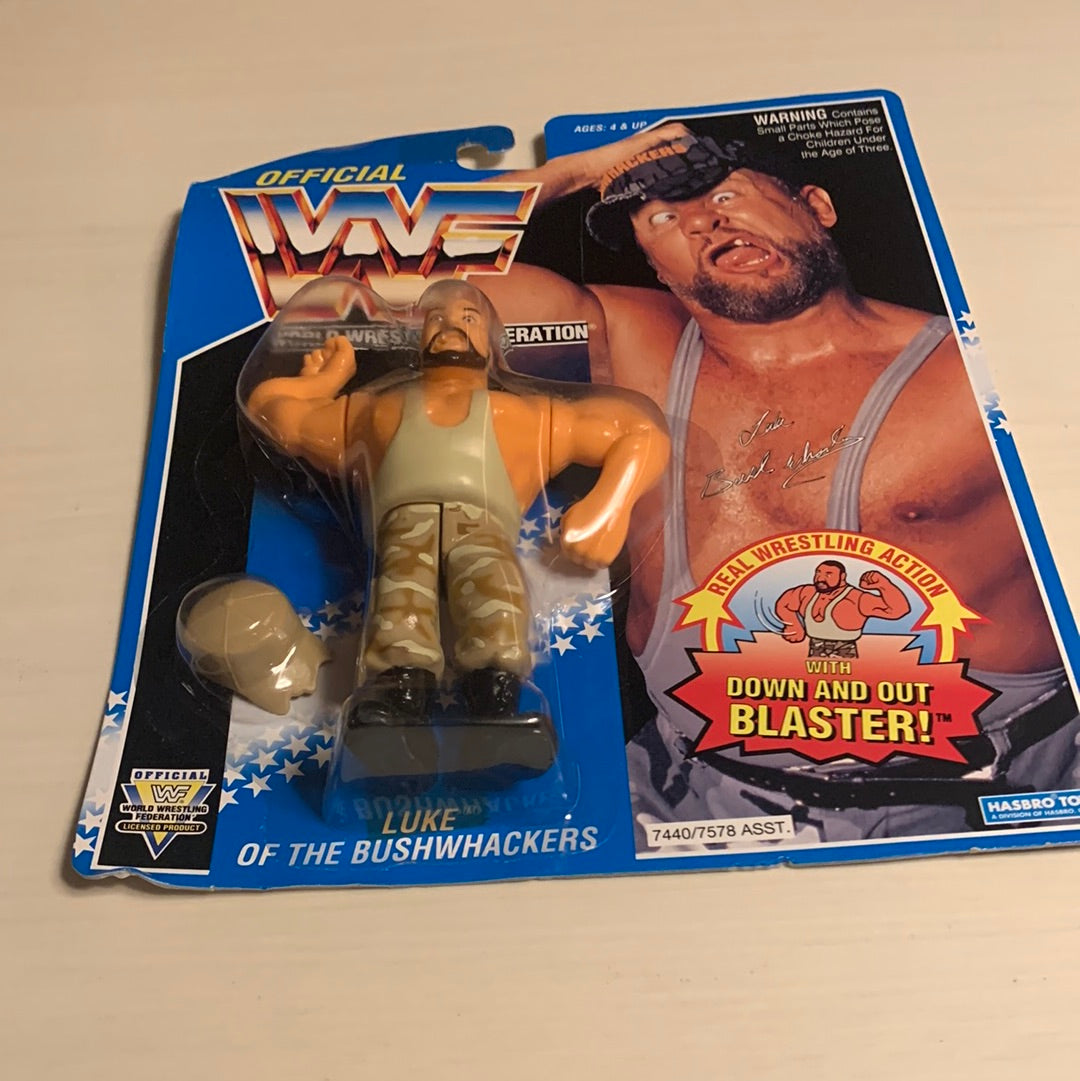 Butch and Luke the Bushwhackers 2 figure set WWF Hasbro