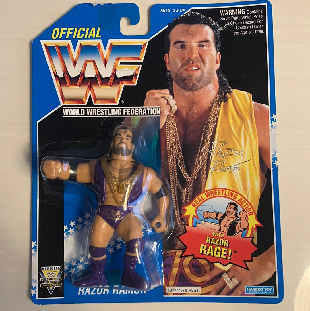 Razor Ramon Colors Razor Ramon - Purple Series 10 WWF Hasbro – retrofigure