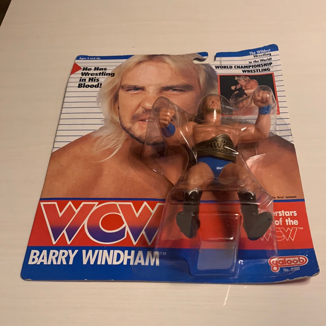 Barry Windham WCW Galoob Blue Trunks UK Exclusive