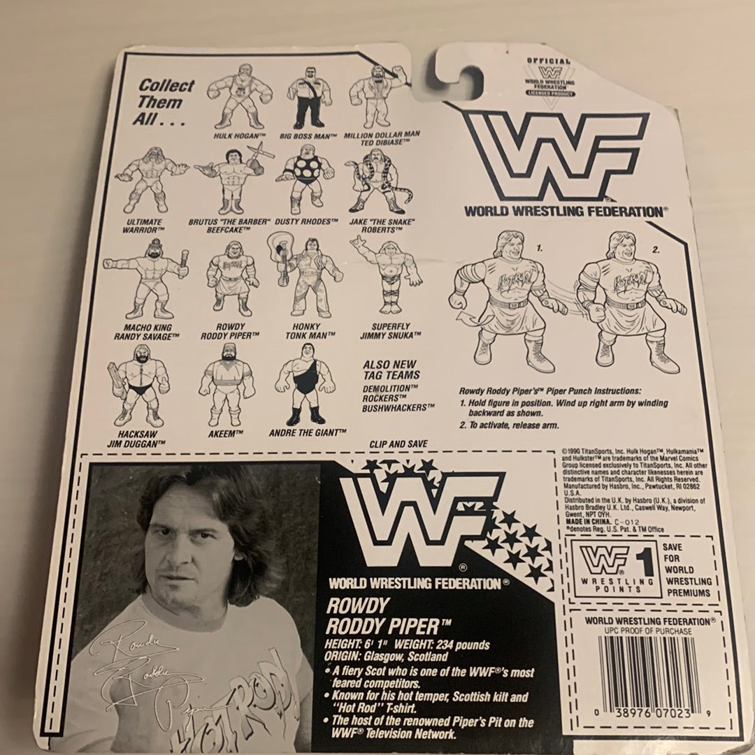 Rowdy Roddy Piper Series 2 WWF Hasbro